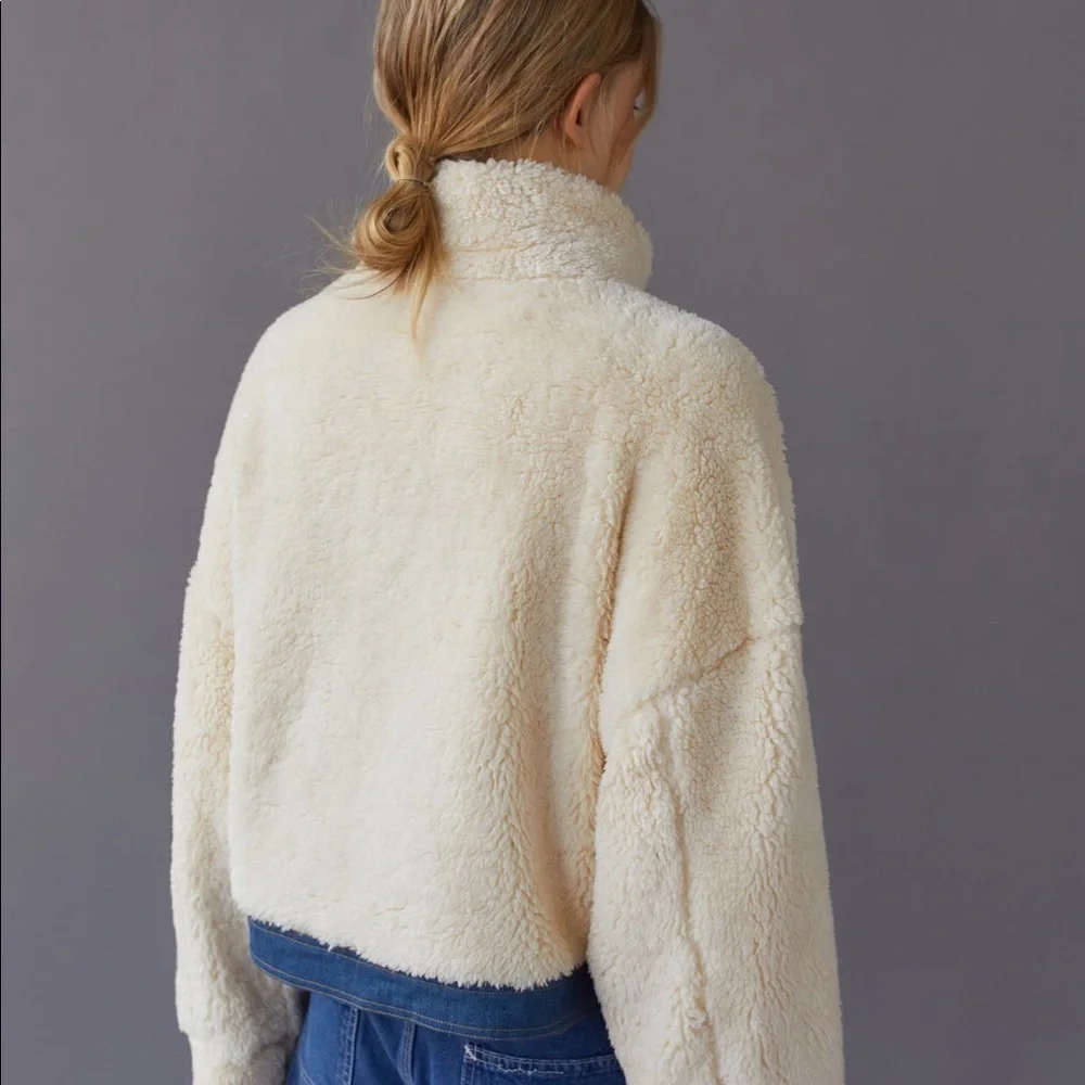 #82 CLOSEOUT FIRM 🌸New! Urban Outfitters Cozy Sherpa Jacket NWT - Picture 6 of 7